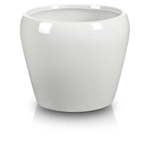 Osłonka ceramiczna biała 15 x14 cm 