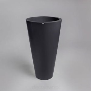 Donica DELLA lekka 90 cm szara,antracyt