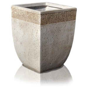 Donica kwadratowa ze wzorem 36x51 cm