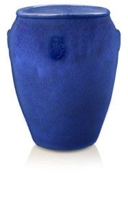 Wazon dzban duży niebieski Viet 62x79 cm