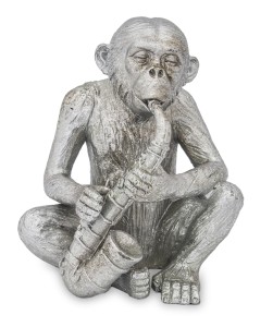 figurka małpa z saksofonem