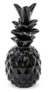 Figurka Ananas czarny 17x7,5x7,5 cm  