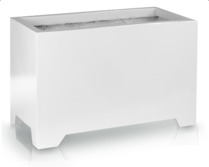 Donica doniczka fiberglass biała lekka 100x45x55 cm