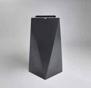 Donica Nevis 90 cm szary antracyt