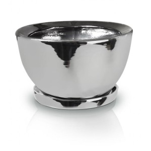Srebrna Donica Mood - Misa z podstawką 40 x 24 cm