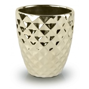 Złota Osłonka Moon w kształcie kubka 14x15 cm