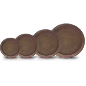 Podstawek Brązowy kamionkowy  23 cm 