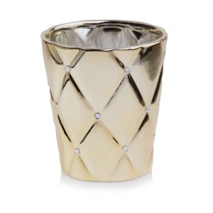 Złota Osłonka Glamour - Owalna  14 x 15 cm