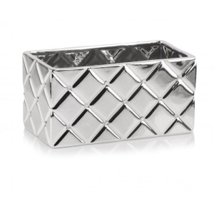 Srebrna Osłonka Glamour - Rynna  26x 14 x 13 cm