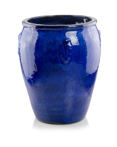 Wazon dzban duży niebieski Viet 53x62 cm