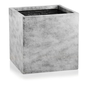 Doniczka srebrna kwadratowa 40x40 cm