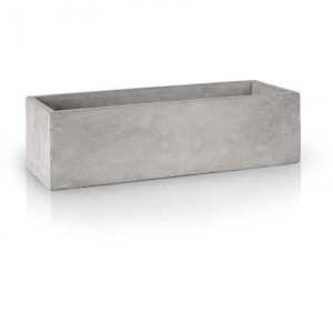 Osłonka Betonowa Etno szara  - Rynna 22x12x9 cm