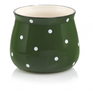 Zielona Osłonka Dekoracyjna - Vintage 15x13 cm 