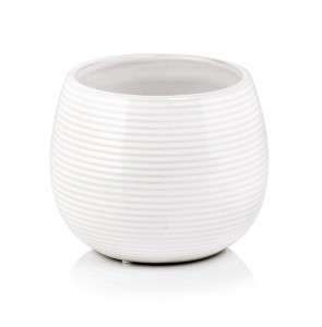 Kremowa osłonka doniczka 16 x 13 cm 