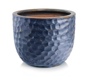 Niebieska  donica doniczka 38 x 31cm  