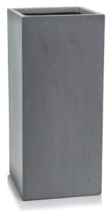 Donica Fiberglass szara 34x70 cm