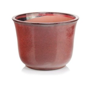 Doniczka ceramika czerwona x 32x 24 cm  