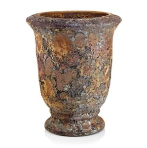 Doniczka ogrodowa ceramika brązowa 36 cm x 36 x 42 cm 