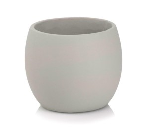 Osłonka doniczka w kształcie kuli betonowa 19 cm