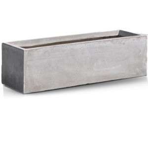 Donica rynna szara 80x30x30 cm