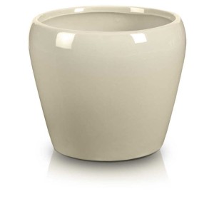 Osłonka ceramiczna kremowa 15x14 cm   