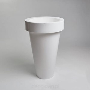 Donica Pons 90 cm  krystaliczna biel 