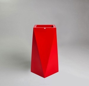 Donica Nevis 75 cm czerwona