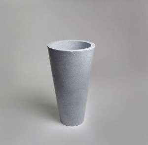 Donica DELLA lekka 75 cm szary , marmurek