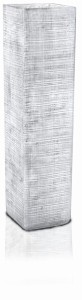 Wazon ceramiczny szary 55x14 cm