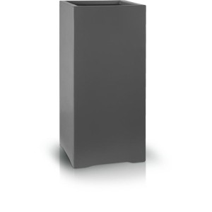 Donica Fiberglass szara 40x80 cm